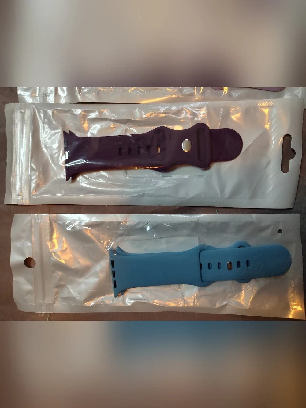 4 Silicone Watch Straps — Pastel Lavender, Plum, Sky Blue & Sage Green